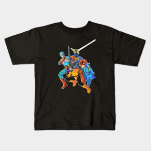 Airgam Comic Superheros (Good Guys) Kids T-Shirt